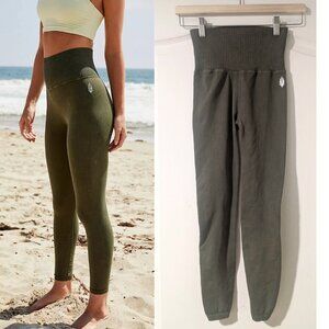 NEW FP Movement | High-Rise 7/8 Length Good Karma Leggings in Secret Moss